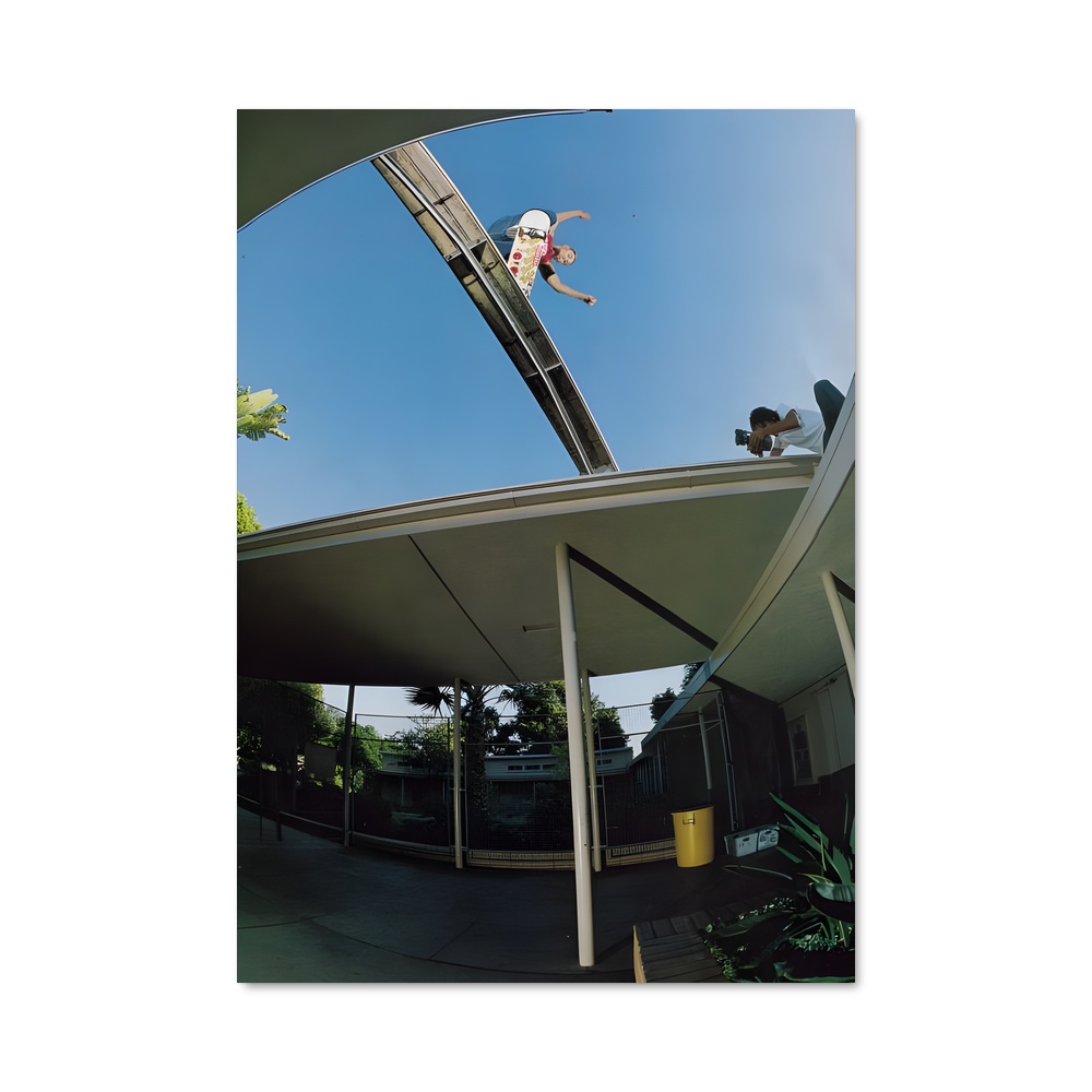 Poster Trickster sur Rampes – affiche Skateboard